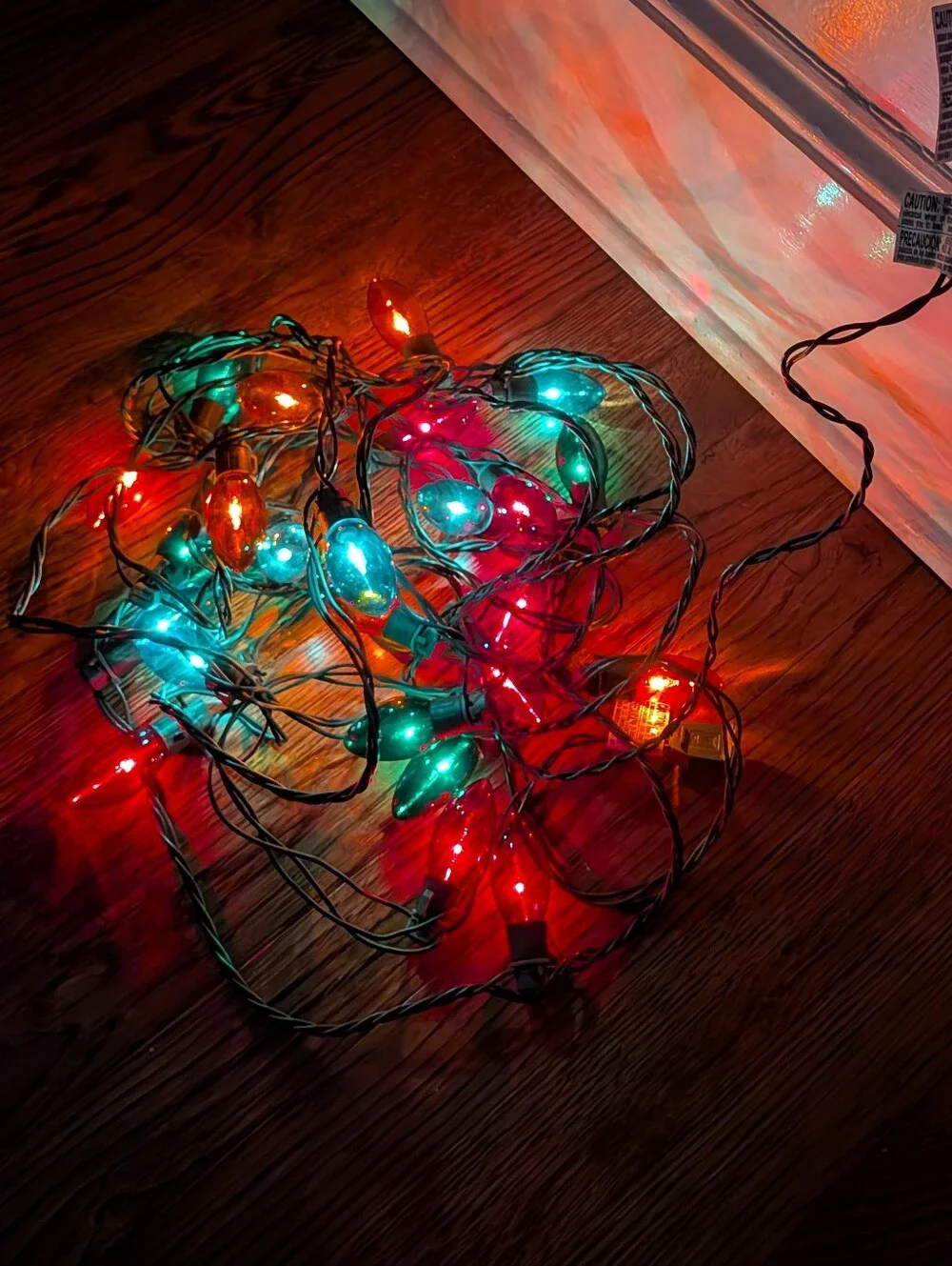 ⭐ String Of Holiday Christmas Lights, 25 Lights, ~25'